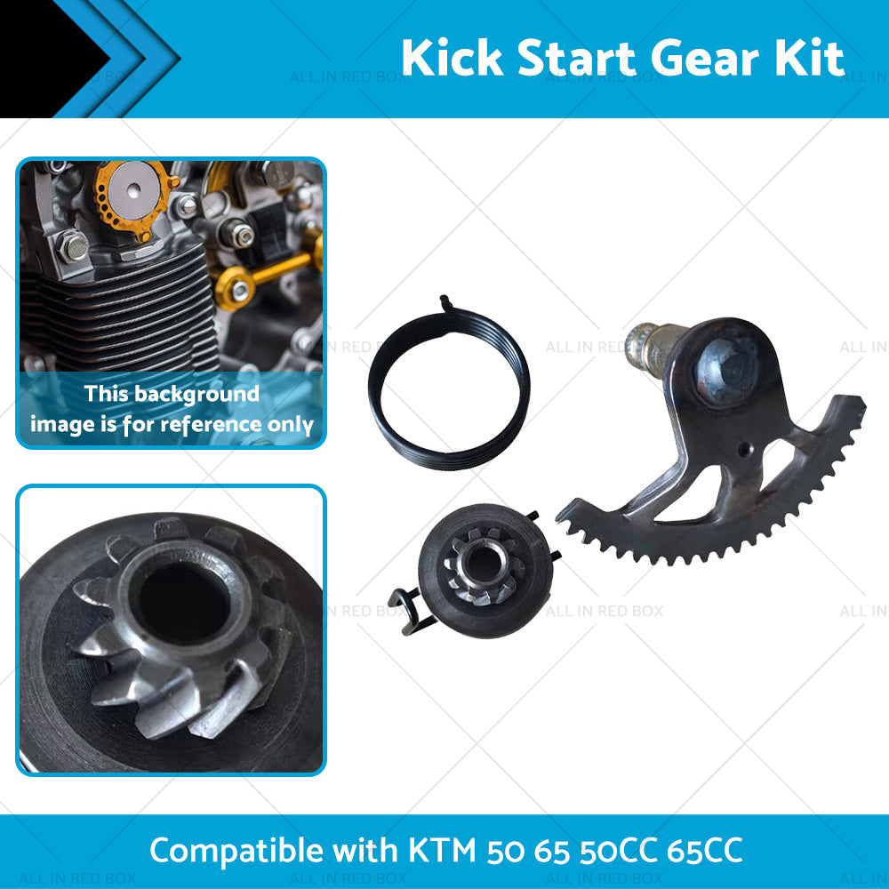 For KTM 50cc 50SX Junior Senior Kickstart Kick Start Shaft Sleeve Gear Spring-1