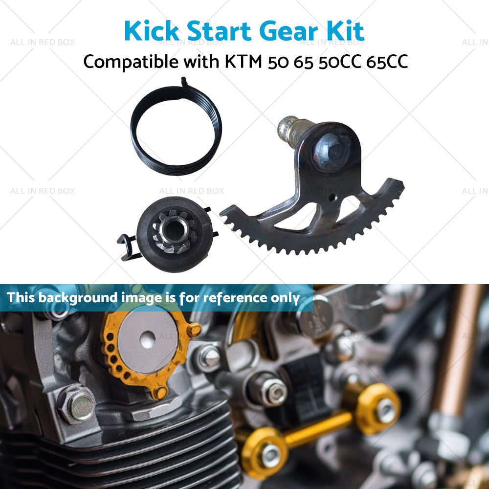 For KTM 50cc 50SX Junior Senior Kickstart Kick Start Shaft Sleeve Gear Spring-4
