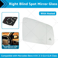 Right Blind Spot Mirror Glass Suitablefor Mercedes-Benz ABCES GLA GLK Class W204-1