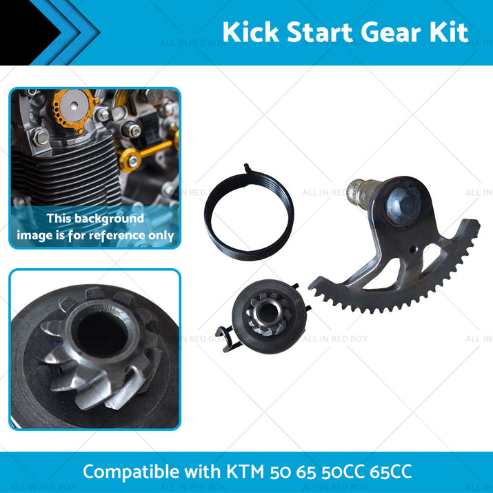 For KTM 50cc 50SX Junior Senior Kickstart Kick Start Shaft Sleeve Gear Spring-1
