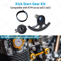 For KTM 50cc 50SX Junior Senior Kickstart Kick Start Shaft Sleeve Gear Spring-4