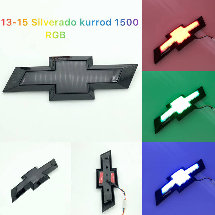 Chevrolet Logo Front Grille LED Dynamic Illuminated Emblem-2