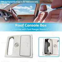 Roof Console Box Sunglass Holder Suitable For Ford Ranger Mazda BT50 12-20 Gray?-0