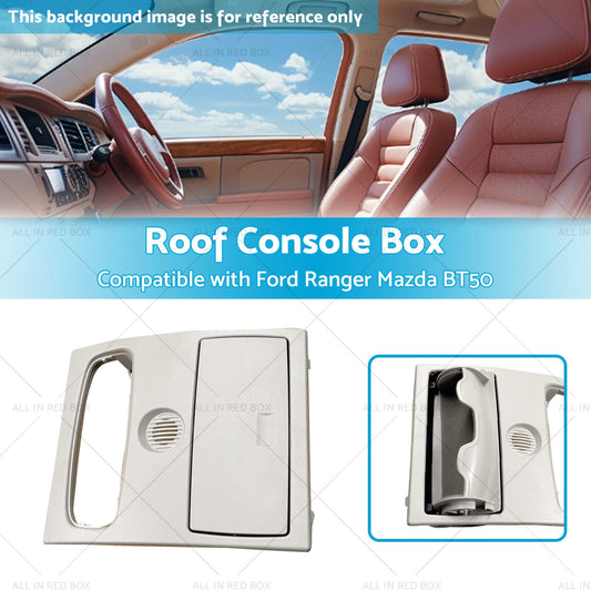 Roof Console Box Sunglass Holder Suitable For Ford Ranger Mazda BT50 12-20 Gray?-0