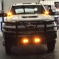 3.75'' side shooter led pod lights ditch light for trucks, trailers, jeep, atv, utv, 4x4, emergency vehicles (2 pack)-3