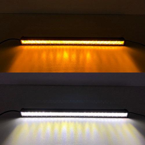 1 Slim Dual Color Strobe Light Bar Sync 4 Packs 4